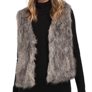 Jack Castleton Faux Fur Vest, Large